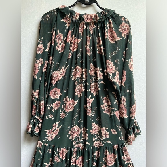 Free People Feeling Groovy Floral Maxi Dress Sz XS - Picture 7 of 15